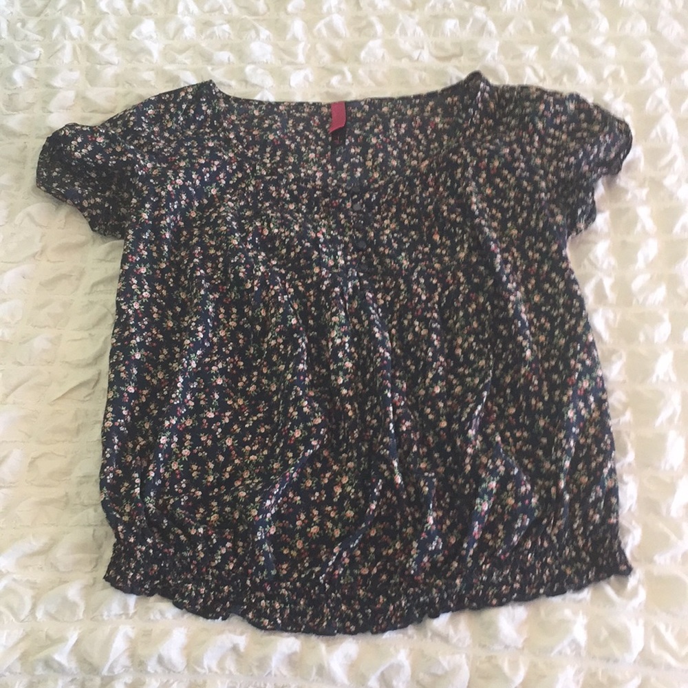 Women’s 1x floral print top